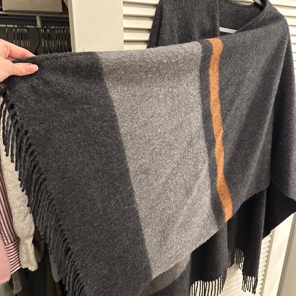 Rag & Bone Varsity Stripe Wool Felt Wrap - image 3